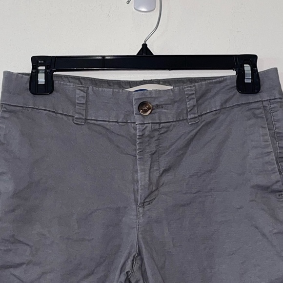 OLD NAVY Everyday Gray Chino Shorts Mid Rise Stretch Women’s Size 0 - Picture 6 of 7